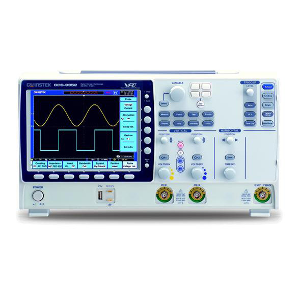 固纬GDS-3000系列示波器   带宽150/250/350/500MHz。